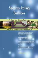 Security Rating Services A Clear and Concise Reference