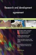 Research and development agreement Second Edition