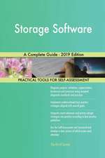 Storage Software A Complete Guide - 2019 Edition