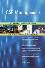 CSP Management A Complete Guide - 2019 Edition