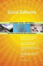 Social Software A Complete Guide - 2019 Edition