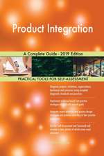 Product Integration A Complete Guide - 2019 Edition