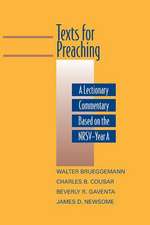 Texts for Preaching - Year a