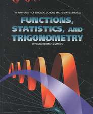 Ucsmp Functions Statistics & Trigonometry Se 1998c