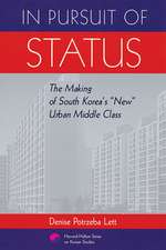 In Pursuit of Status – The Making of South Korea′s 