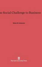 The Social Challenge to Business