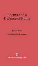 Poems and a Defence of Ryme