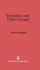 Imitation and Other Essays