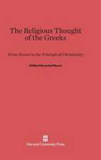 The Religious Thought of the Greeks