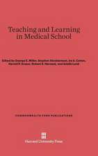 Teaching and Learning in Medical School