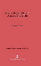 Keats' Reputation in America to 1848