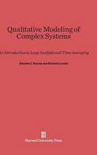 Qualitative Modeling of Complex Systems