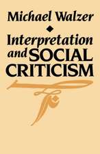 Interpretation & Social Criticism (Paper)