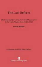 The Lost Reform