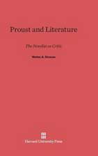 Proust and Literature