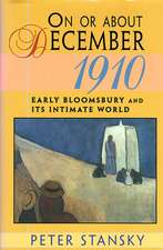 On or About December 1910 – Early Bloomsbury & its Intimate World (Paper)