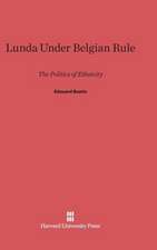 Lunda Under Belgian Rule