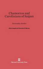 Chamorros and Carolinians of Saipan