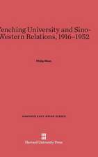 Yenching University and Sino-Western Relations, 1916-1952