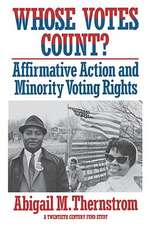 Whose Votes Count? – Affirmitive Action & Minority Voting Rights (Paper)