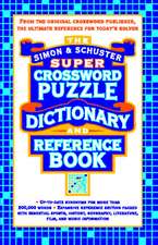 Simon & Schuster Super Crossword Puzzle Dictionary And Reference Book