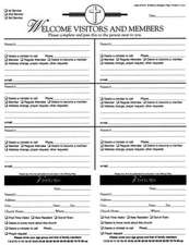 Attendance Registration Pad (Large)