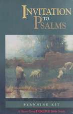 Invitation to Psalms: Planning Kit