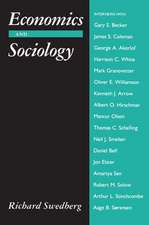 Economics and Sociology – Redefining Their Boundaries: Conversations with Economists and Sociologists