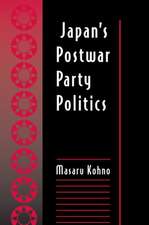 Japan`s Postwar Party Politics