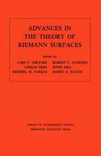 Advances in the Theory of Riemann Surfaces (AM–66), Volume 66