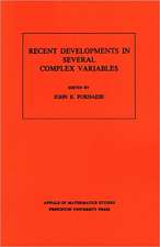 Recent Developments in Several Complex Variables. (AM–100), Volume 100