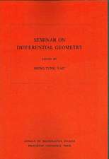 Seminar on Differential Geometry. (AM–102), Volume 102