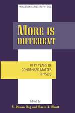 More is Different – Fifty Years of Condensed Matter Physics