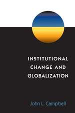 Institutional Change and Globalization