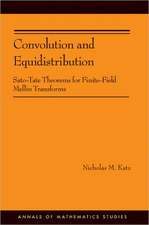 Convolution and Equidistribution – Sato–Tate Theorems for Finite–Field Mellin Transforms (AM–180)