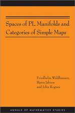 Spaces of PL Manifolds and Categories of Simple Maps (AM–186)