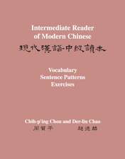 Intermediate Reader of Modern Chinese – Volume II: Vocabulary, Sentence Patterns, Exercises