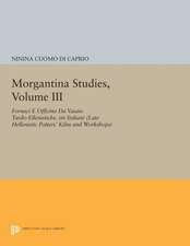 Morgantina Studies, Volume III – Fornaci e Officine da Vasaio Tardo–ellenistiche. (In Italian) (Late Hellenistic Potters` Kilns and Work