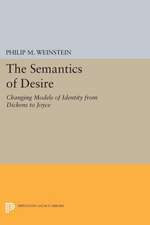 The Semantics of Desire – Changing Models of Identity from Dickens to Joyce