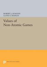 Values of Non–Atomic Games