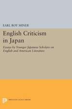 English Criticism in Japan – Essays by Younger Japanese Scholars on English and American Literature