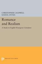 Romance and Realism – A Study in English Bourgeois Literature