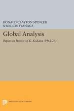 Global Analysis – Papers in Honor of K. Kodaira (PMS–29)