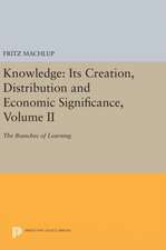 Knowledge – Its Creation, Distribution and Economic Significance, Volume II – The Branches of Learning