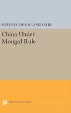 China Under Mongol Rule