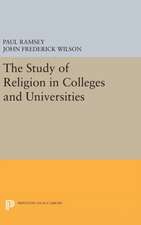 The Study of Religion in Colleges and Universities