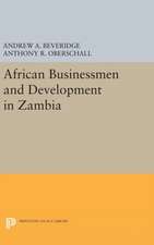 African Businessmen and Development in Zambia