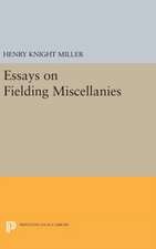 Essays on Fielding Miscellanies