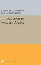 Introduction to Modern Arabic