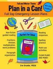 Plan in a Can! 4th & 5th Grades